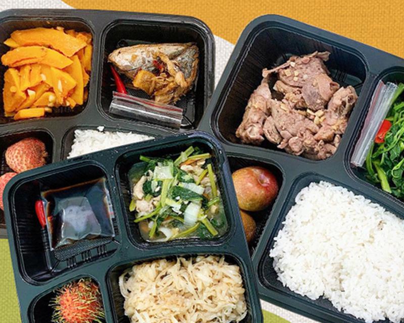 Canh tôm nấm mồng tơi